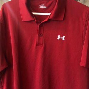 Like new under armor heat gear polo